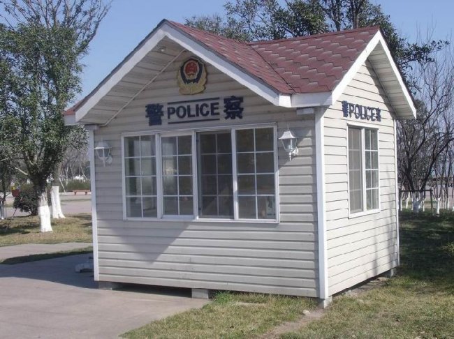 PVC挂板岗亭